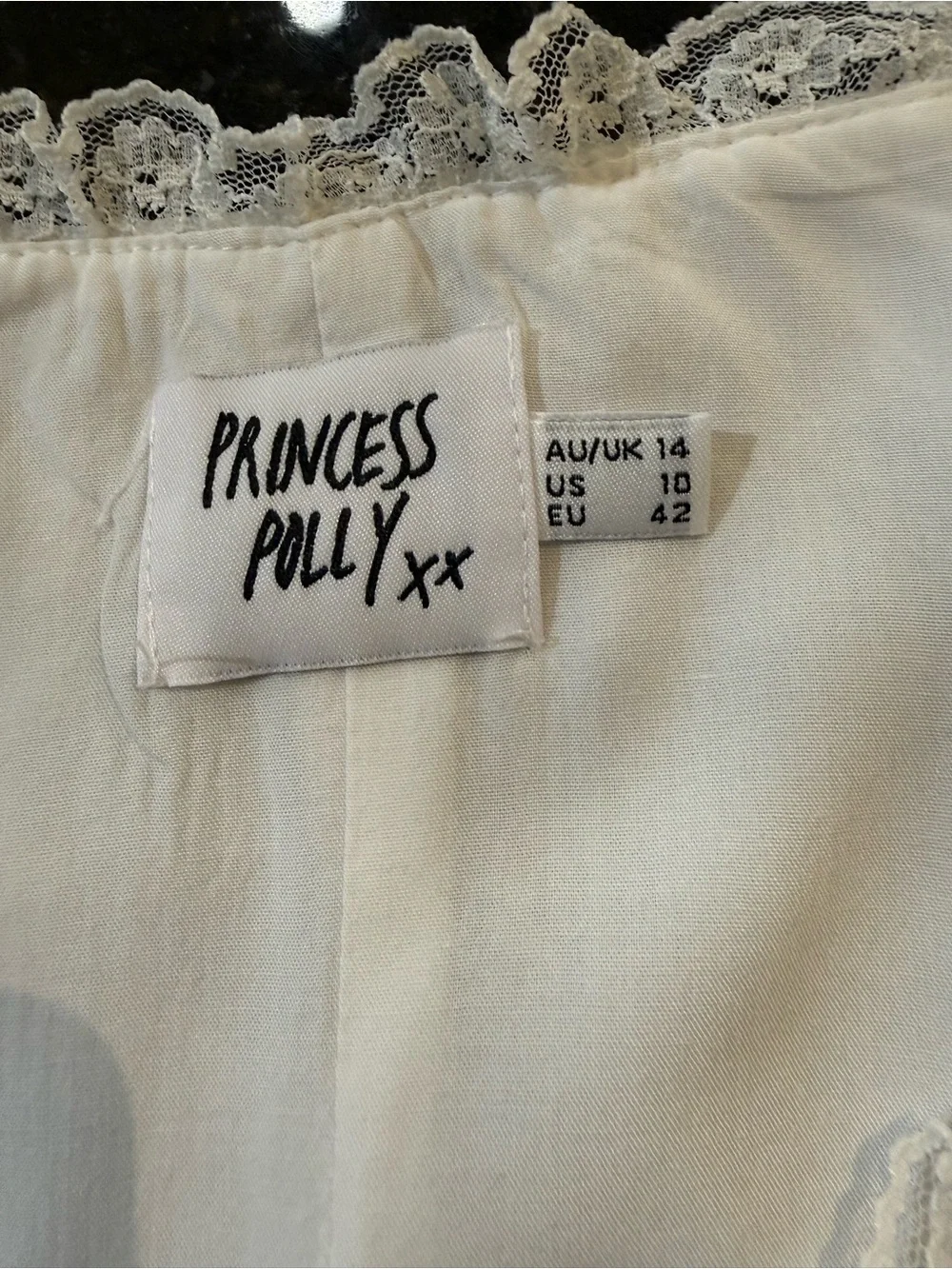 Princess Polly sleeveless white